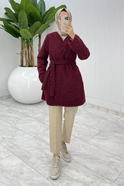 Bordo Elif Kap Tesettür Giyim