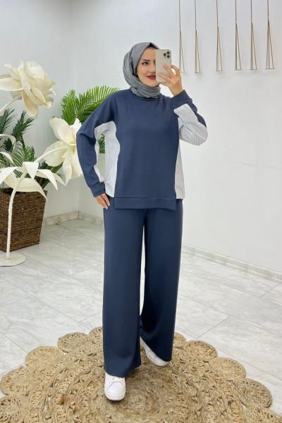 Füme Şahsu Takım Tesettür Giyim