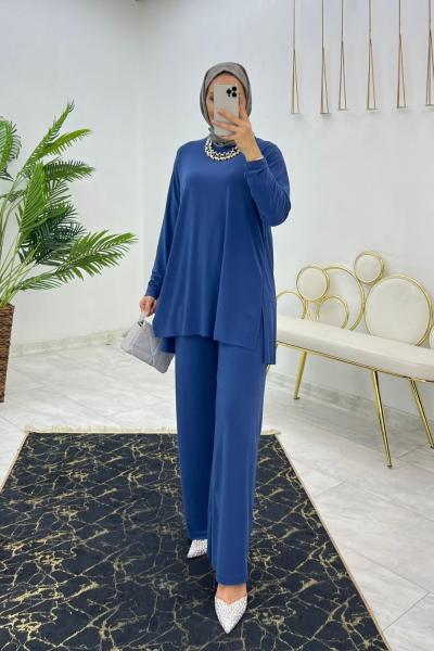 İndigo Doğa Takım Tesettür Giyim