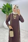 Kahve Premium İkili İmren Takım Tesettür Giyim