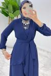 Lacivert Özge Takım Tesettür Giyim