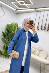 Mavi İmge Kot Takım Tesettür Giyim