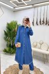 Mavi İmge Kot Takım Tesettür Giyim