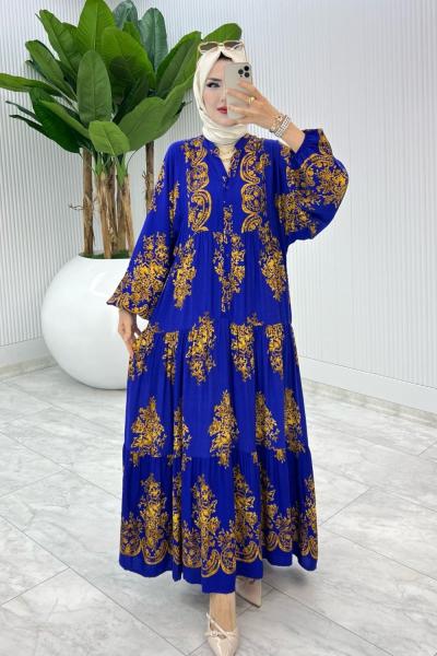 Saks Bahar Elbise Tesettür Giyim