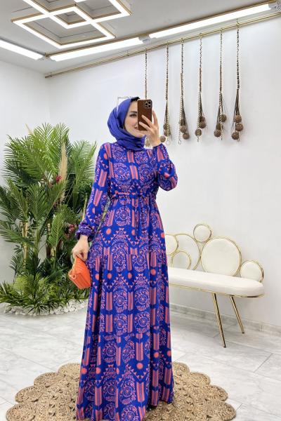 Saks Kıymet Elbise Tesettür Giyim