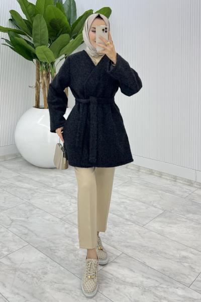 Siyah Elif Kap Tesettür Giyim