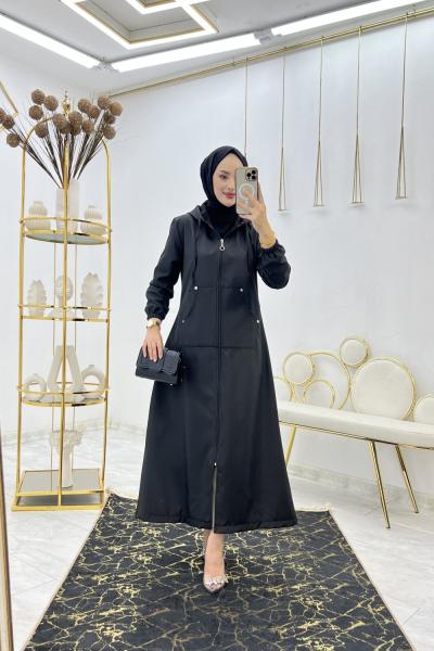 Siyah Yonca Kap Tesettür Giyim