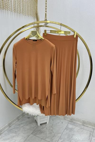 Somon Sendi Piliseli Etek Takım