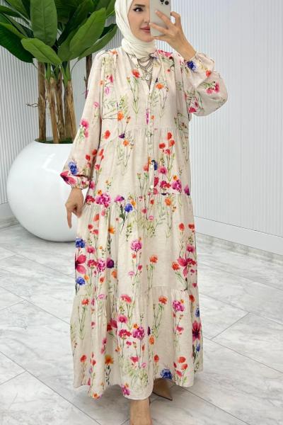 Taş Aşikar Elbise Tesettür Giyim