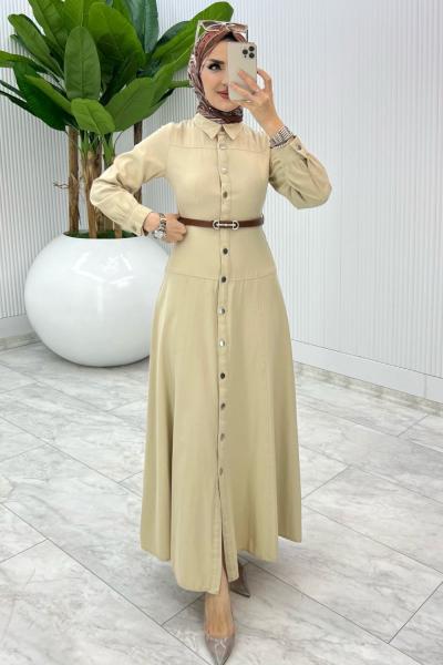 Taş Premium Selin Elbise Tesettür Giyim