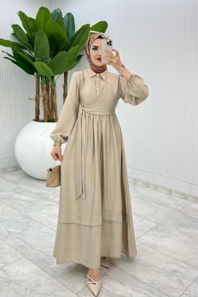 Taş Premium Öznur Elbise Tesettür Giyim