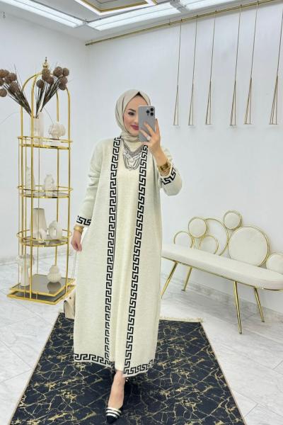 Taş Wersac Triko Elbise Tesettür Giyim