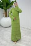 Yeşil Tansu Elbise Tesettür Giyim