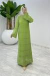 Yeşil Tansu Elbise Tesettür Giyim