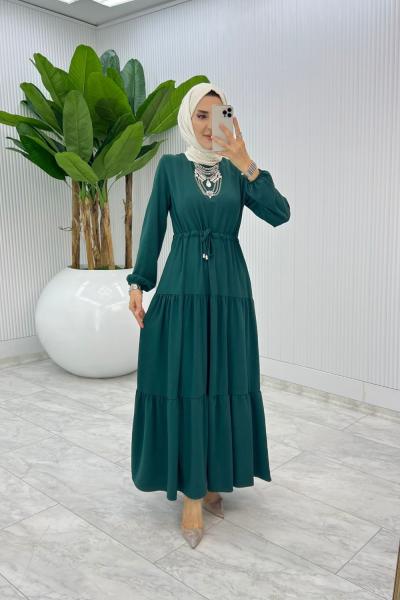 Zümrüt Nilay Elbise Tesettür Giyim