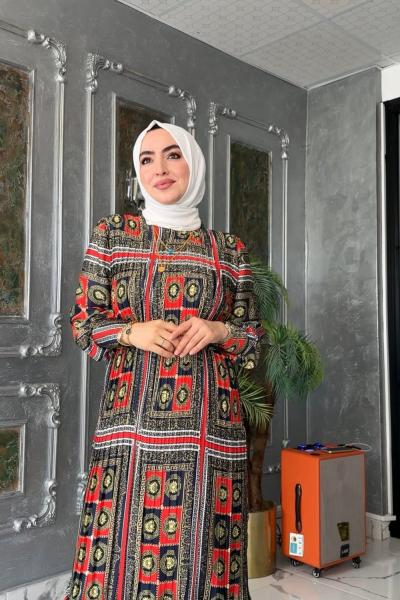 Ahenk Elbise-Gold Gold