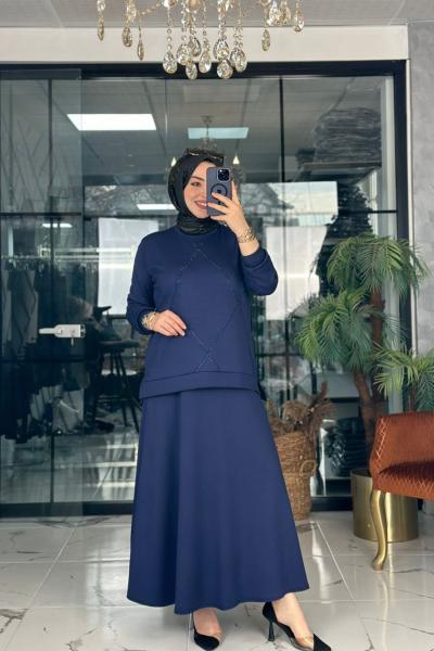 Ahu Takım Lacivert Lacivert