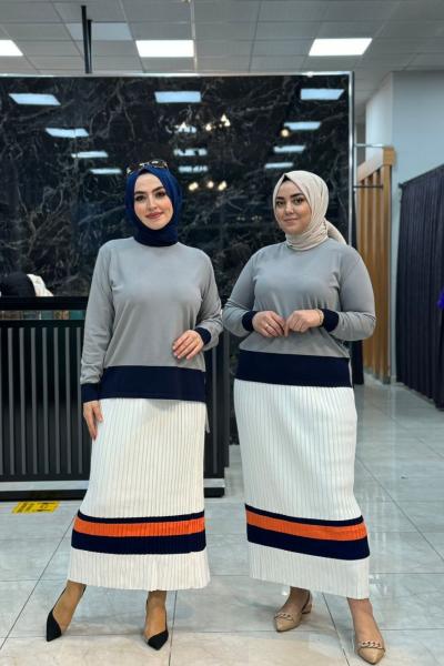 Aleyna Takım Gri Gri