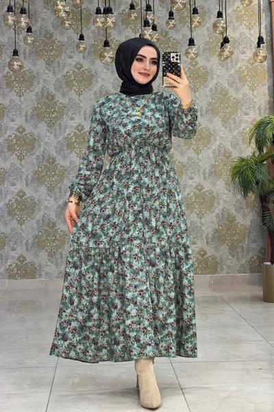 Aliye Elbise Turkuaz Turkuaz