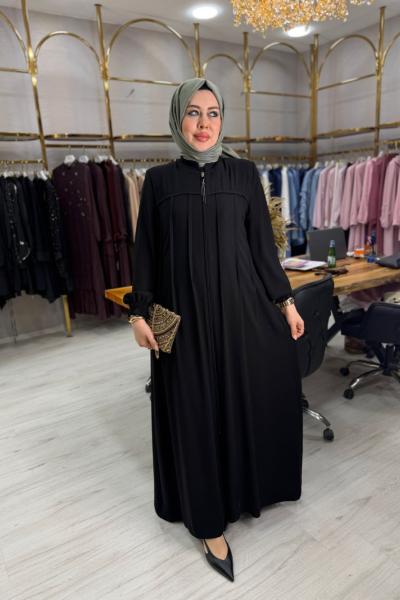 Amine Ferace Siyah Siyah