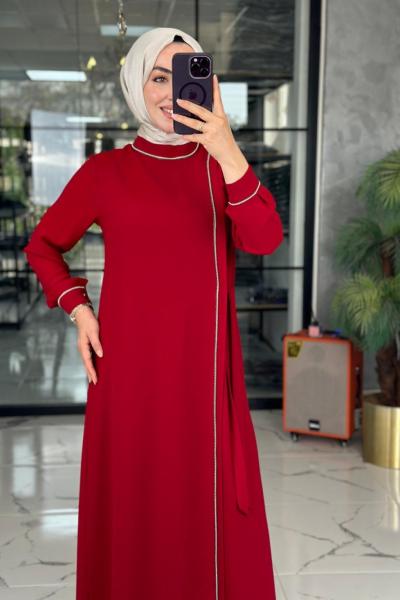 Anna Elbise-Kırmızı Kırmızı