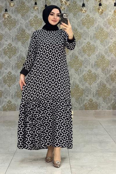 Aybüke Elbise Siyah Siyah