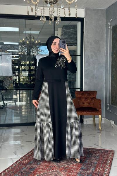 Aynur Elbise Siyah Siyah