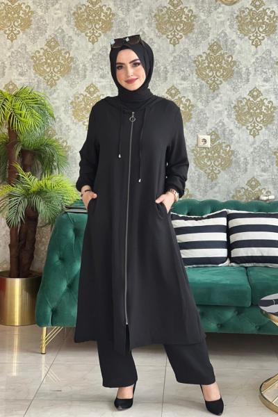 Büşra Kap Siyah Siyah