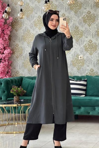 Büşra Kap Antrasit Antrasit