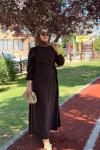 Çağla Elbise Kahverengi Kahverengi