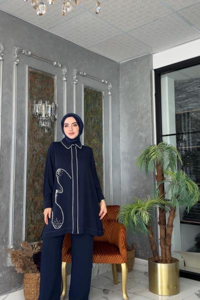 Çisel İkili Takım Lacivert Lacivert