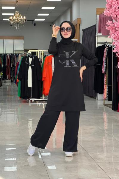 CK Takım Siyah Siyah