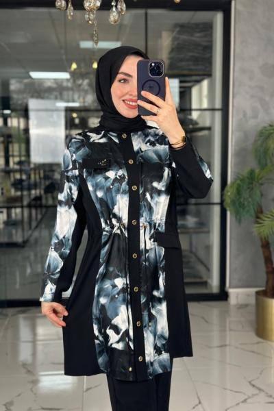 Dalya Takım-Siyah Siyah