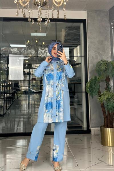 Dalya Takım-Açıkmavi Açık Mavi