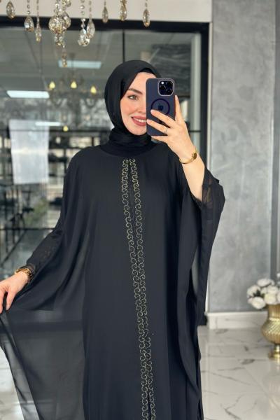 Derya Elbise-Siyah Siyah