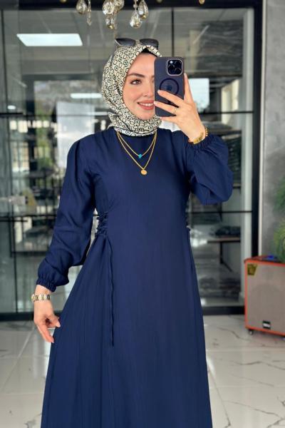 Dina Elbise-Lacivert Lacivert