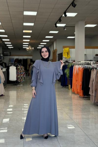 Eda Elbise Gri Gri