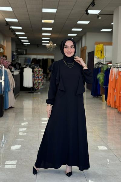 Eda Elbise Siyah Siyah
