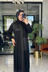 Eftelya Elbise Siyah Siyah