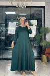Elçin Elbise Yeşil Yeşil