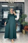 Elçin Elbise Yeşil Yeşil