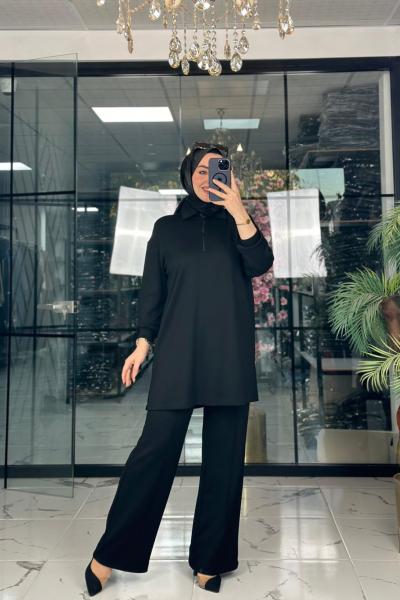 Elzem Takım Siyah Siyah