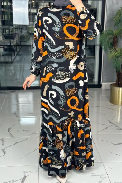 Esme Elbise-Turuncu Turuncu