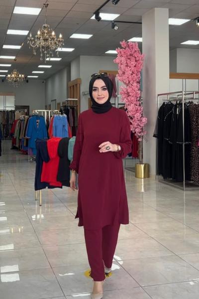 Ezgi Takım Bordo Bordo