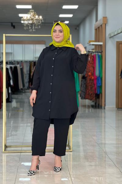 Feray Takım Siyah Siyah