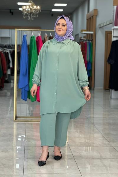 Feray Takım Mint Yeşili Mint Yeşili