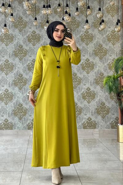 Filiz Elbise Yağ Yeşili Yağ Yeşili