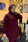 Fulya Takım Bordo Bordo