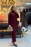Fulya Takım Bordo Bordo