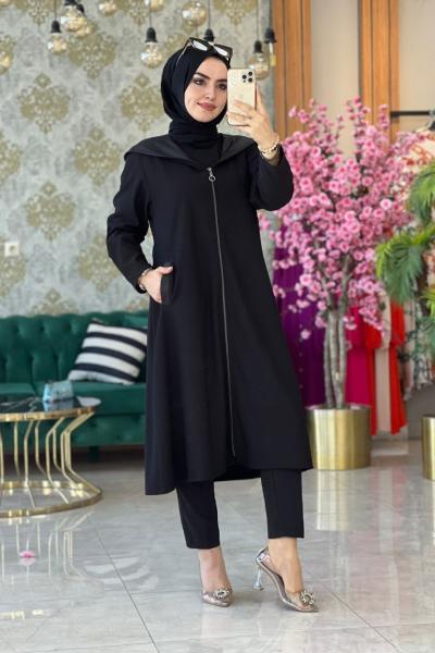 Gökçe Kap Siyah Siyah